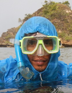 snorkel and mask